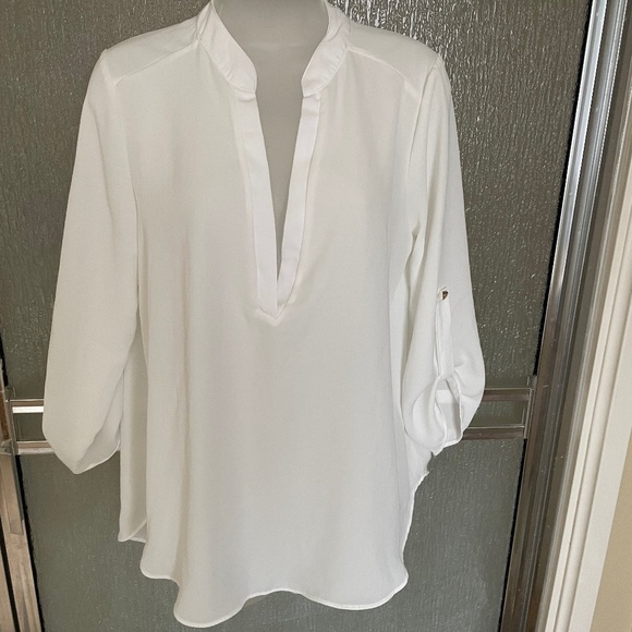 V O X X Tops - VOXX  New York white blouse, size L